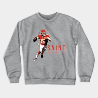 Saint Patrick Mahomes Day Tee | Kansas City Chiefs Tapestry Crewneck Sweatshirt